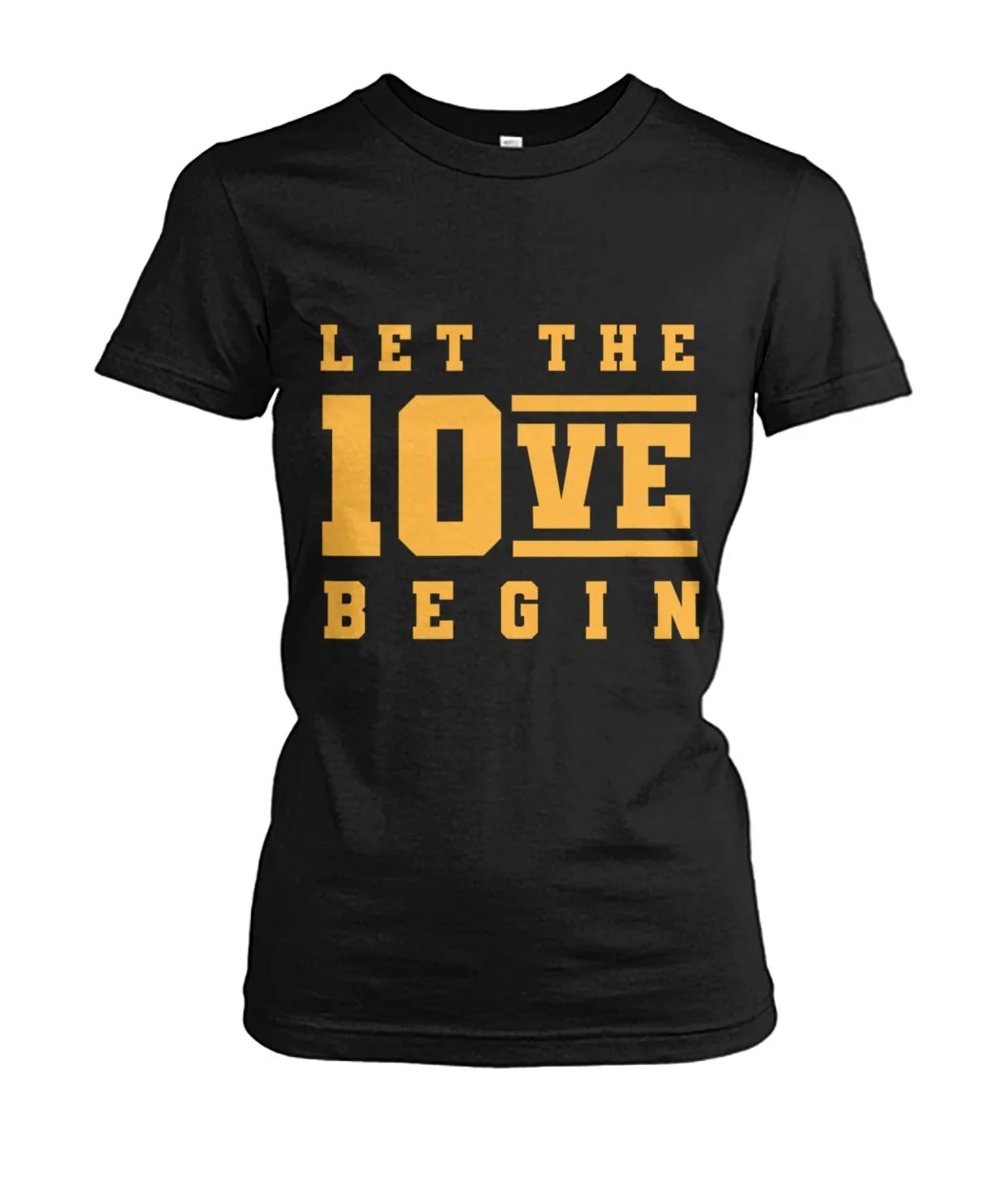 Fan-made Packers t-shirt with Let The 10Ve Begin graphic, view 3