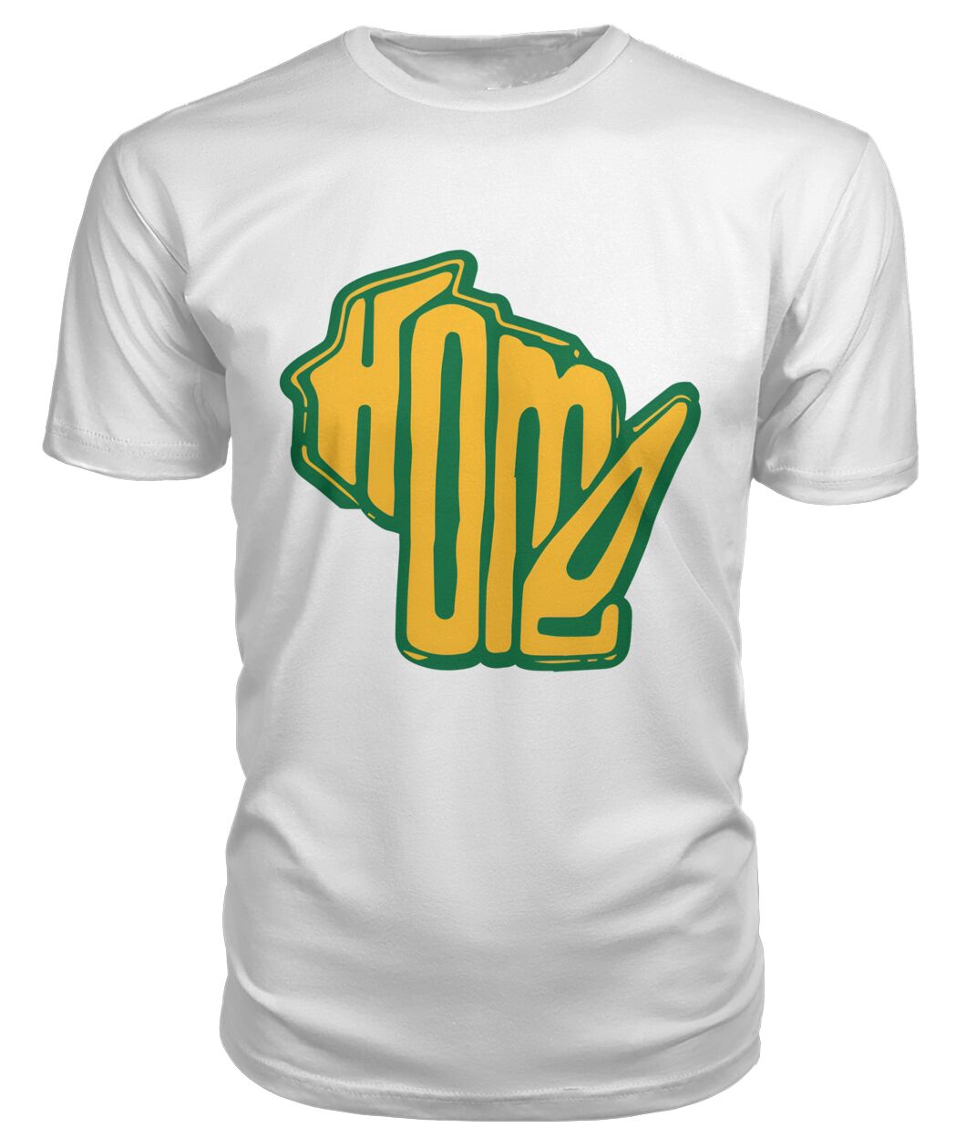 Wisconsin Home State Shirt - HOME inside the Wisconsin state outline