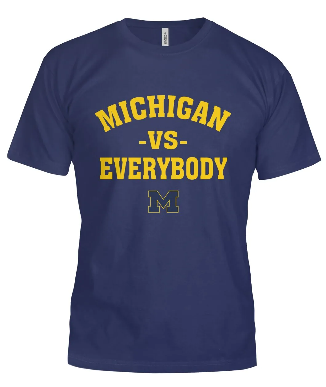 Michigan Vs Everybody Navy Sweatshirt view 3