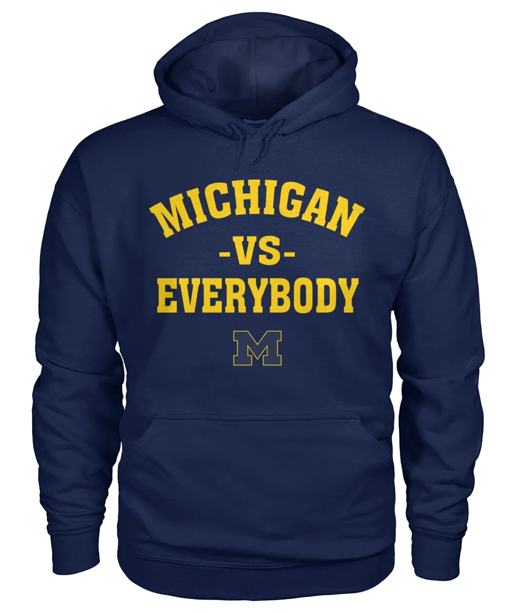 Michigan Vs Everybody Navy Sweatshirt view 5