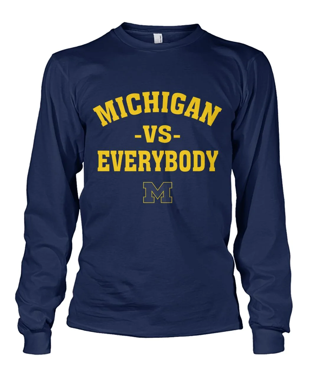 Michigan Vs Everybody Navy Sweatshirt view 8