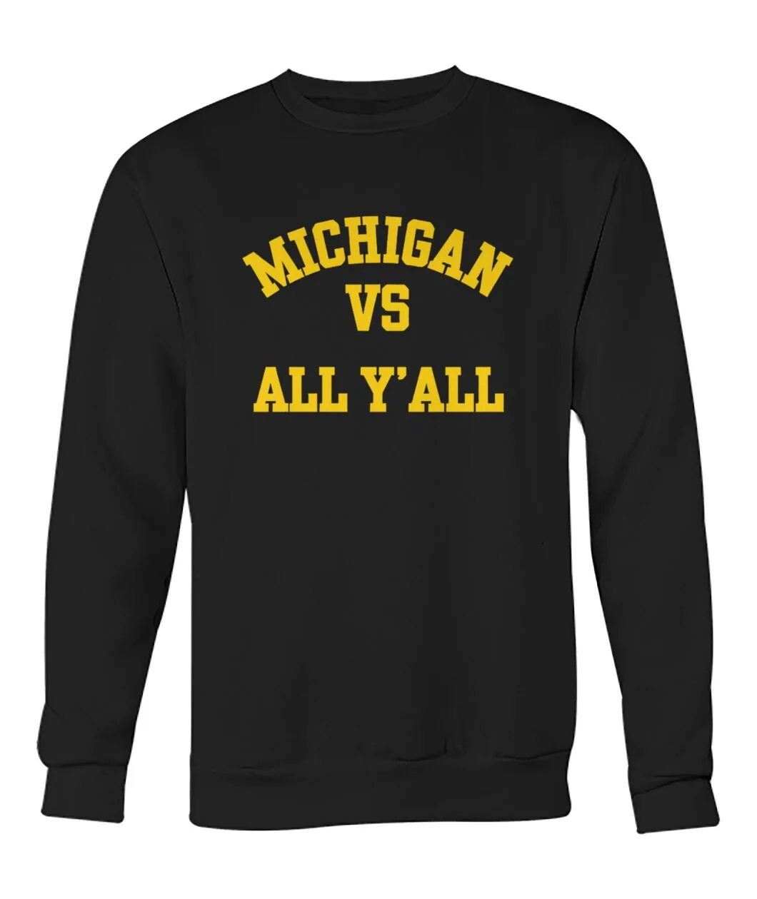 Michigan M Vs All Crewneck - M -VS- ALL with the Michigan M