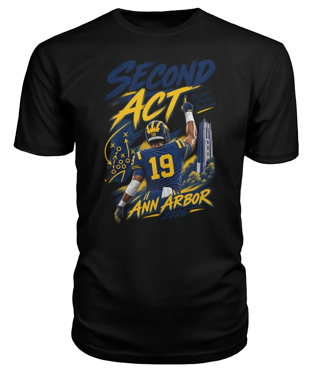 Second Act QB19 Ann Arbor Tee view 3
