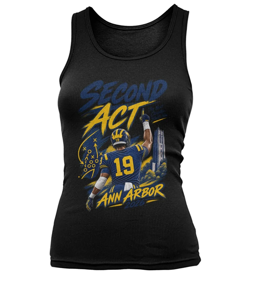 Second Act QB19 Ann Arbor Tee view 6