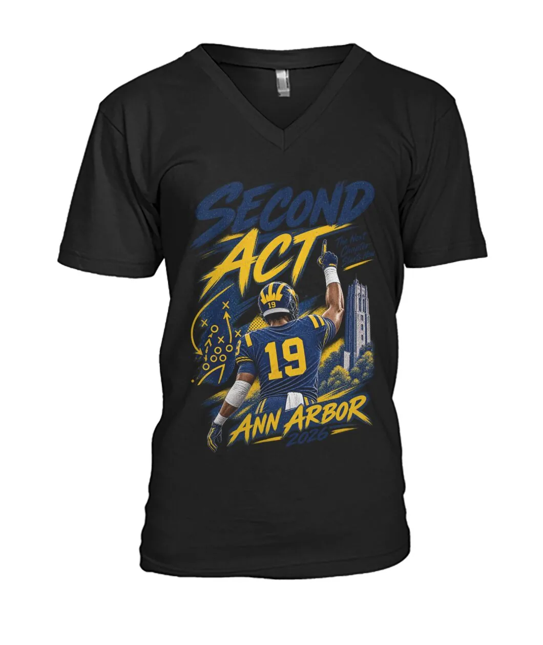 Second Act QB19 Ann Arbor Tee view 7