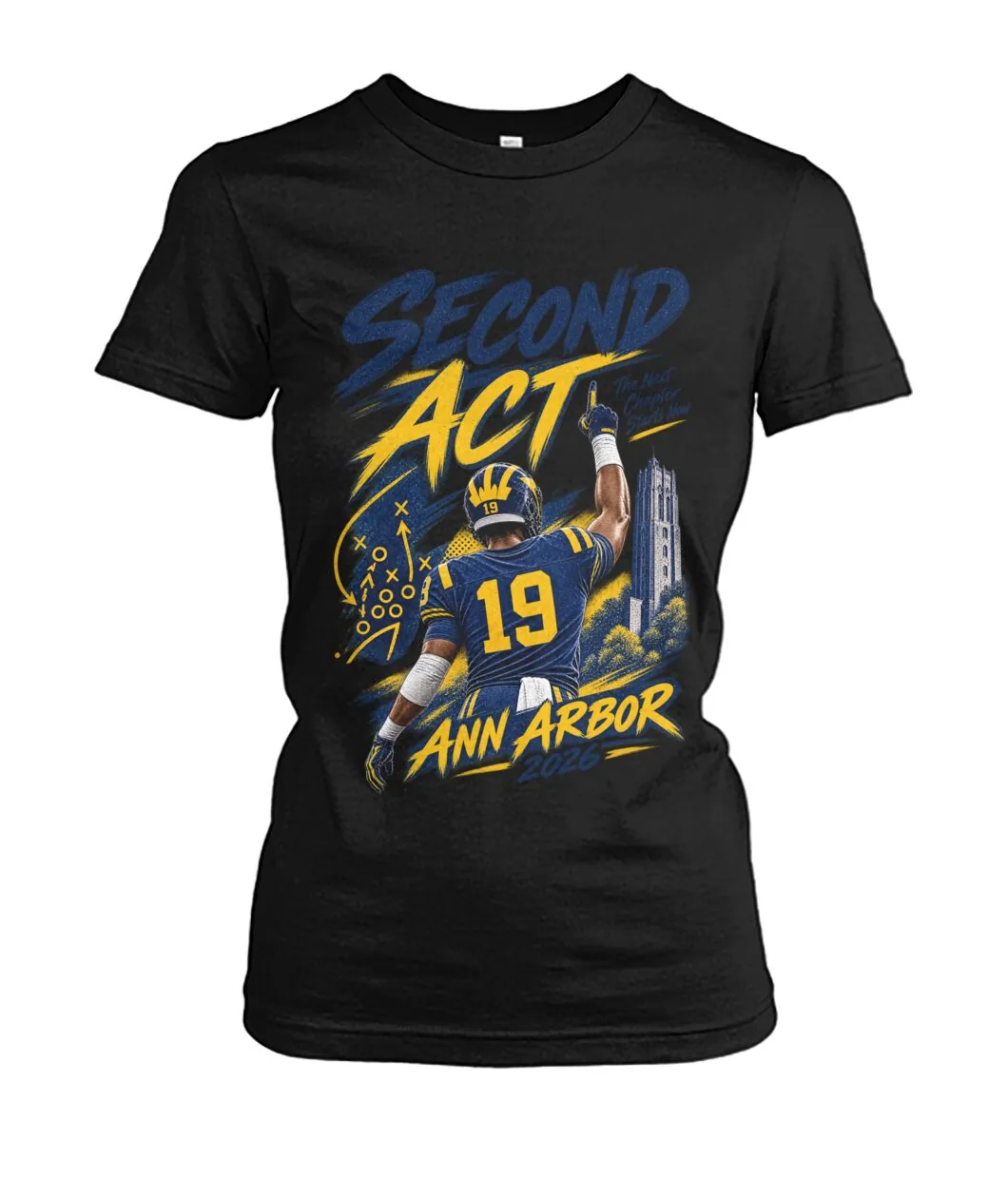 Second Act QB19 Ann Arbor Tee view 8