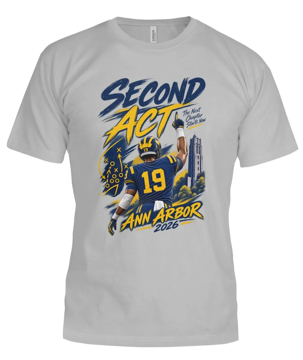 Second Act QB19 Ann Arbor Tee - SECOND ACT QB19 ANN ARBOR