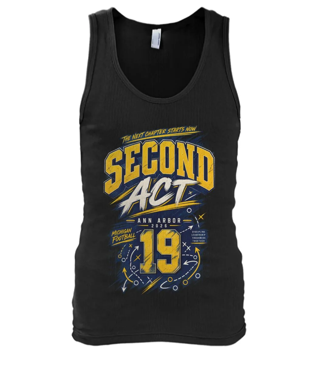 Second Act QB19 Michigan Tee view 5