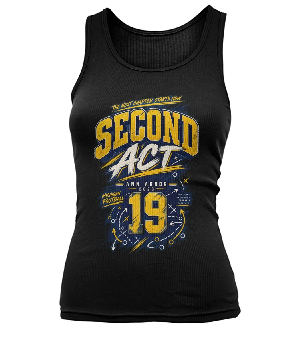 Second Act QB19 Michigan Tee view 8