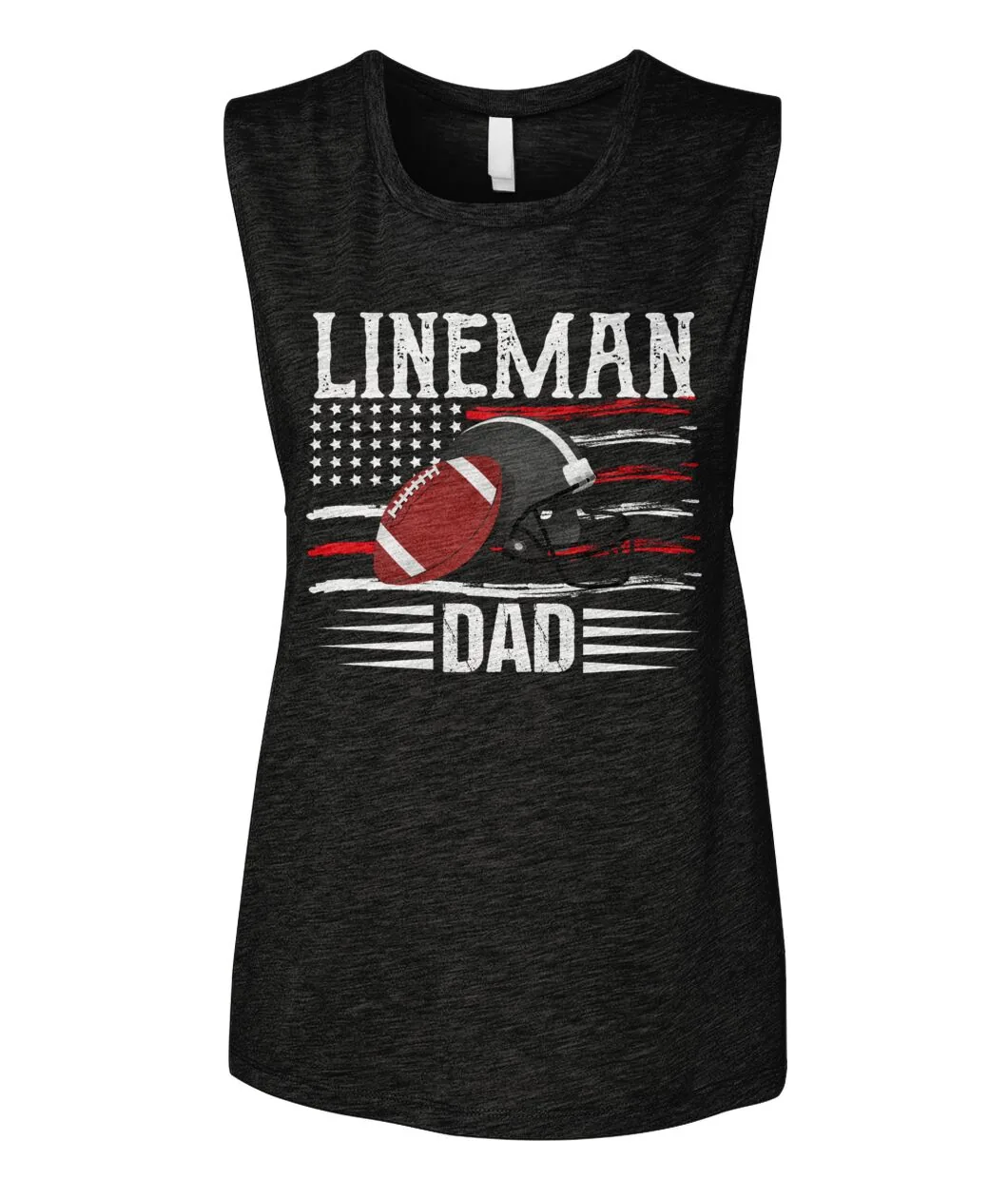 Lineman Dad Football Shirt view 3