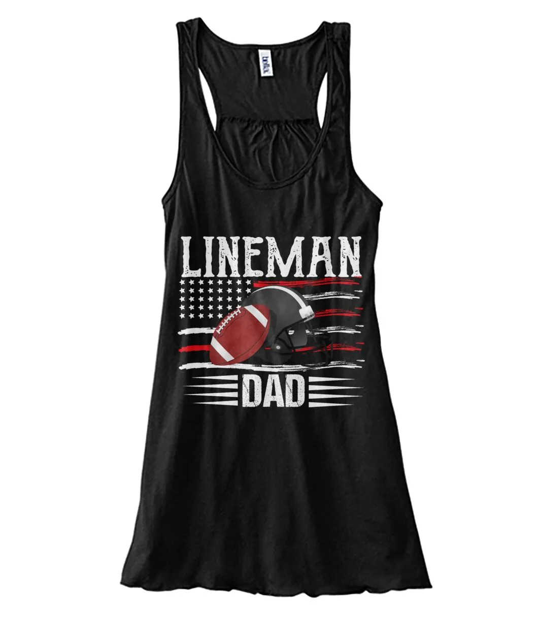 Lineman Dad Football Shirt view 5