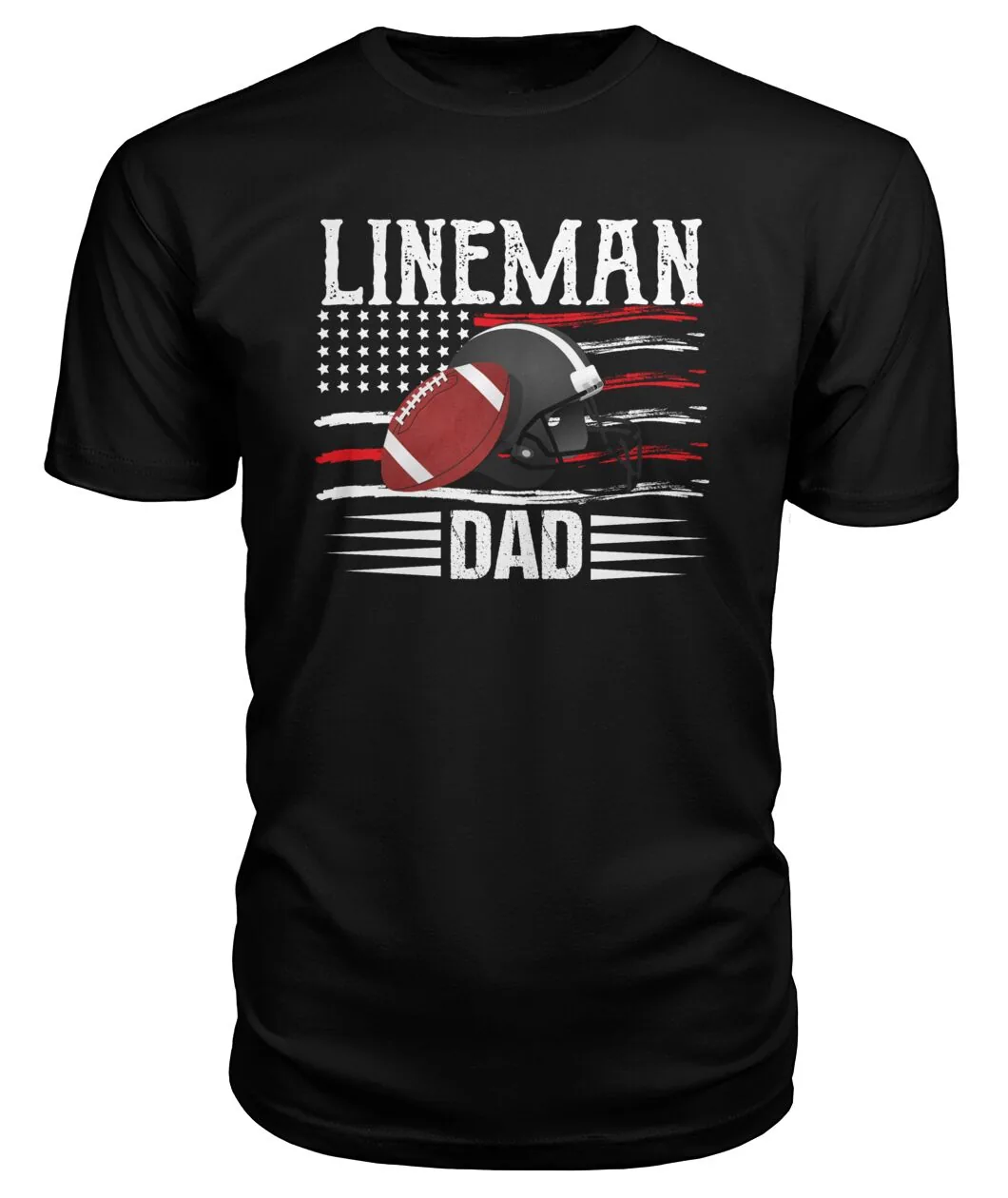 Lineman Dad Football Shirt view 6