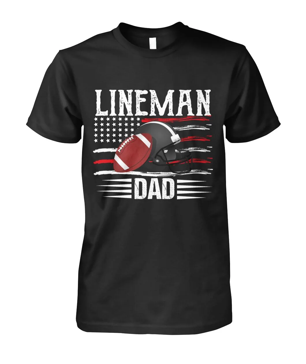 Lineman Dad Football Shirt view 7