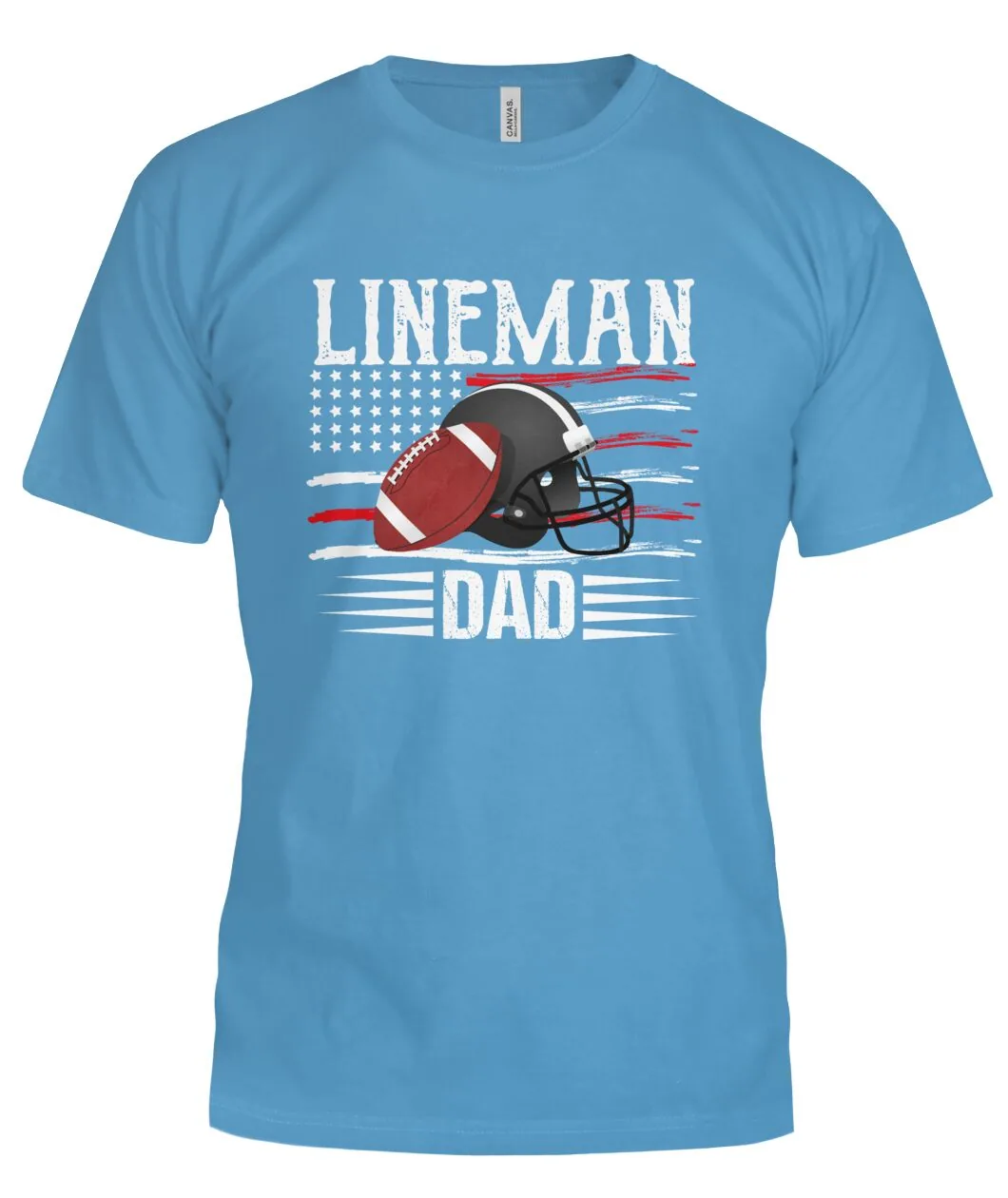 Lineman Dad Football Shirt view 8