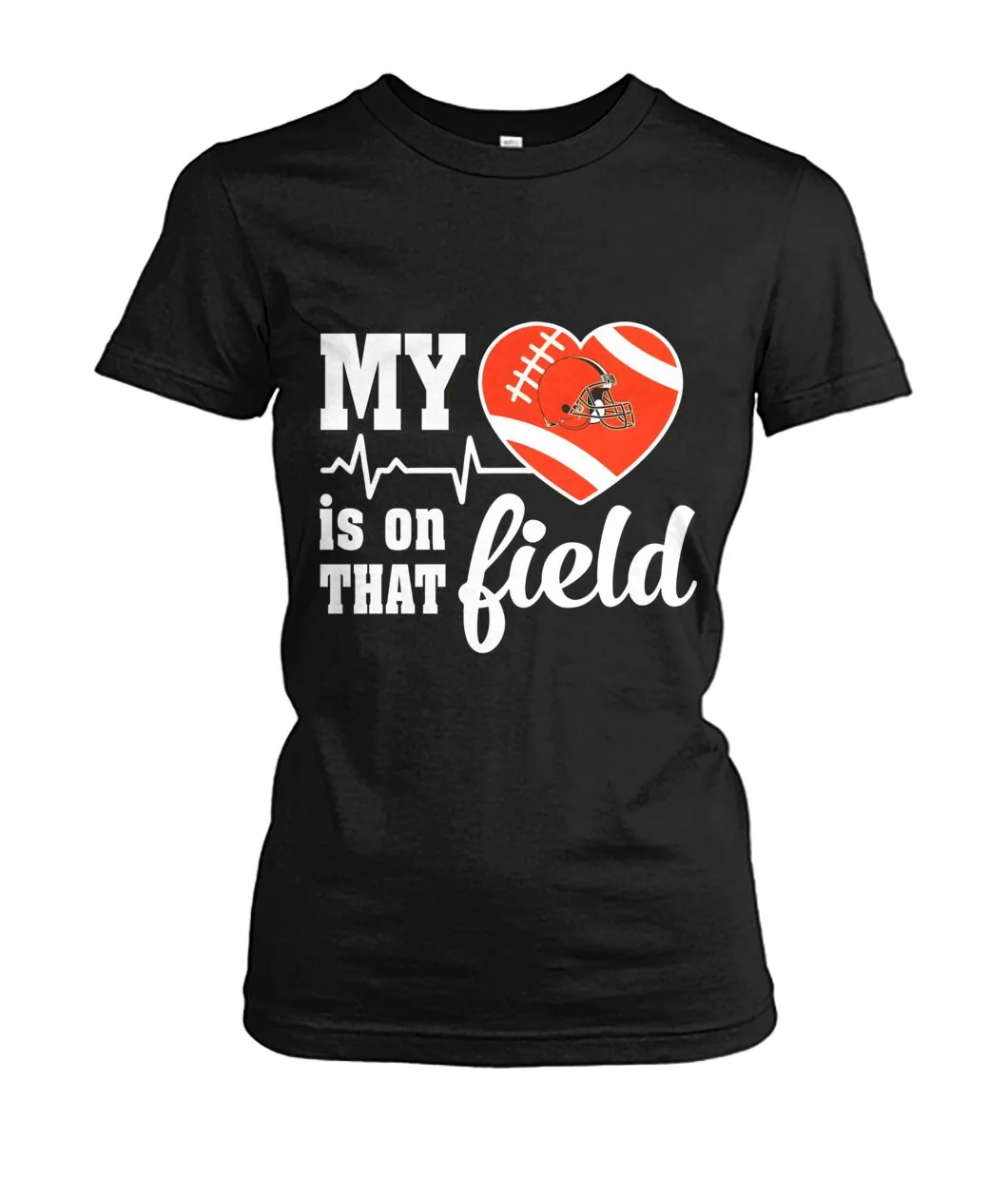 My Heart Is On That Field Football Shirt view 7