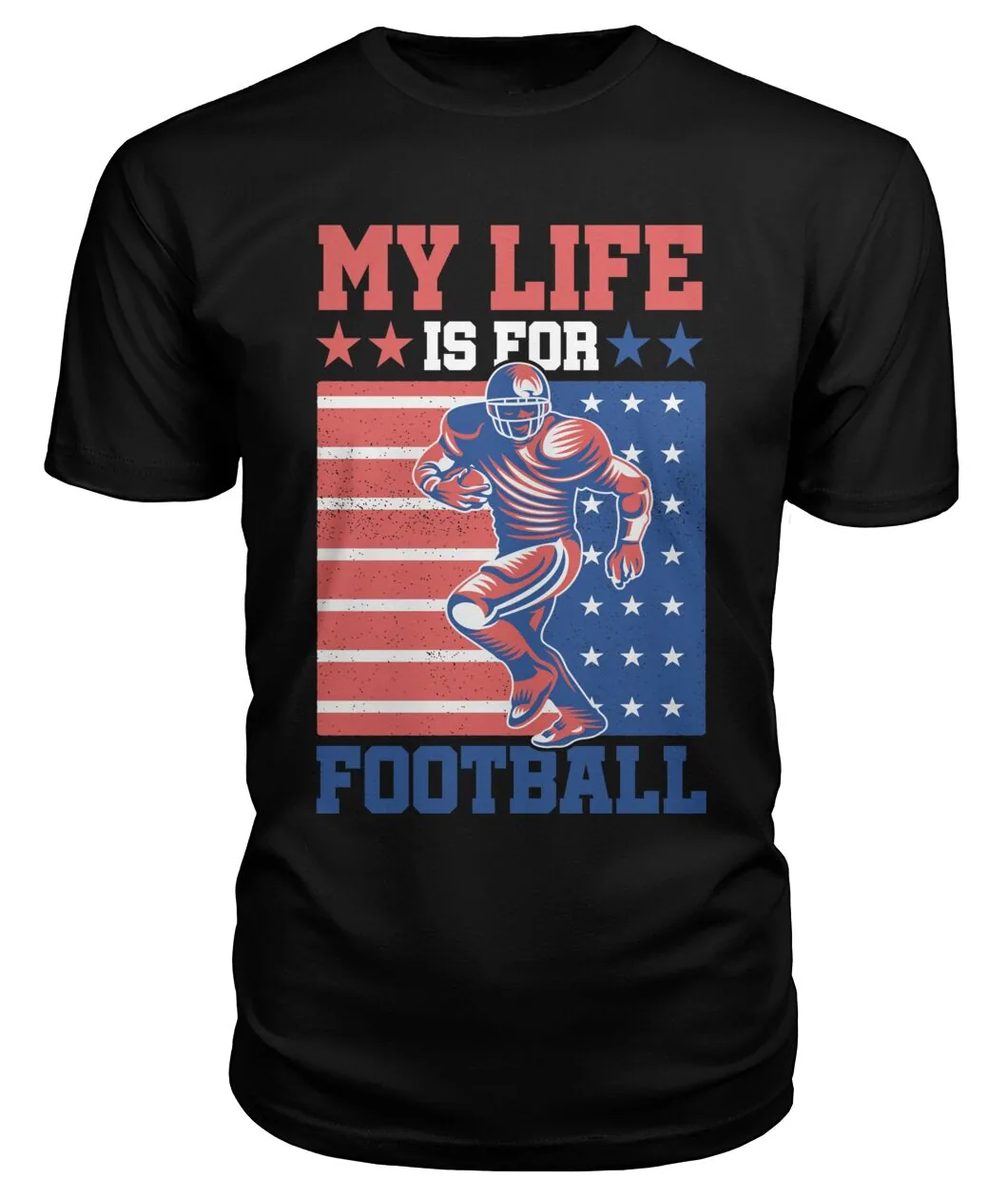 My Life Is For Football Shirt view 3