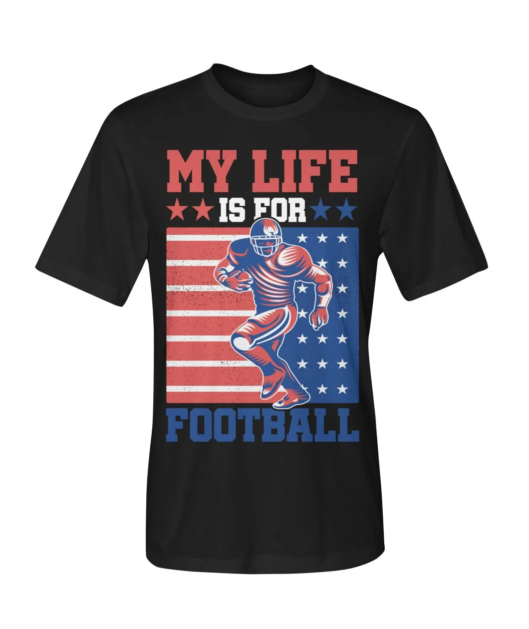 My Life Is For Football Shirt view 4