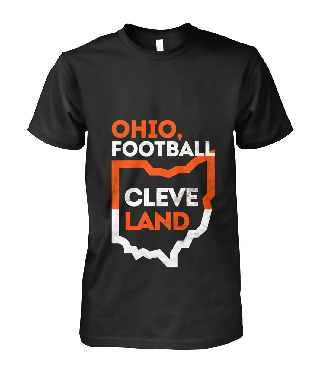 Ohio Football Cleveland State Outline Shirt view 3