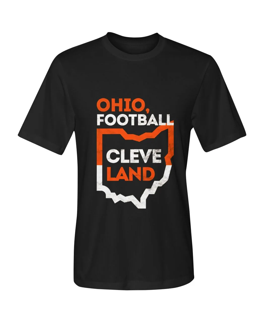 Ohio Football Cleveland State Outline Shirt view 5