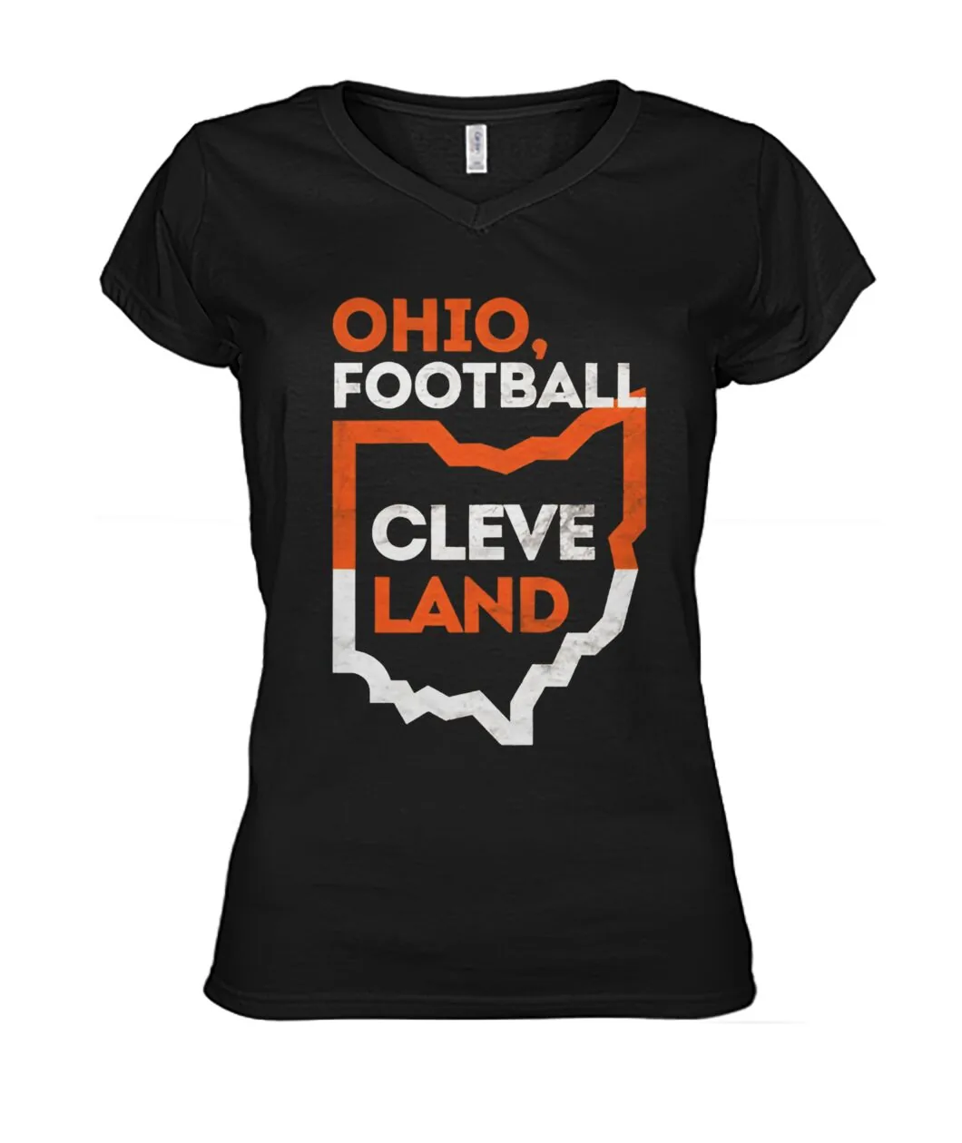 Ohio Football Cleveland State Outline Shirt view 7