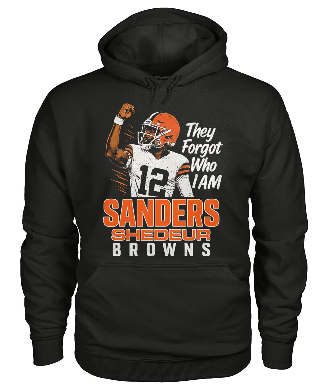 Shedeur Sanders 12 They Forgot Who I Am Shirt view 5