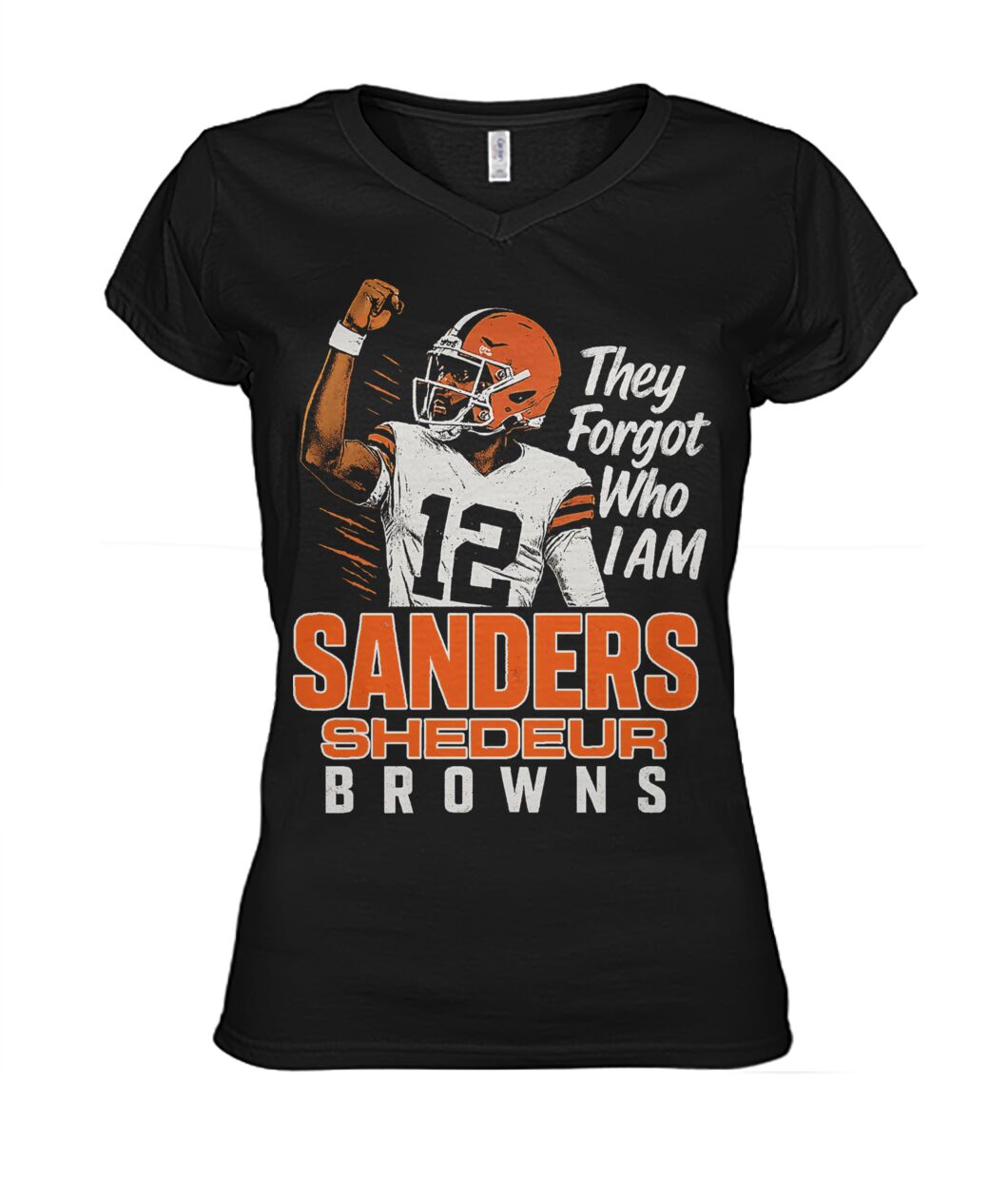 Shedeur Sanders 12 They Forgot Who I Am Shirt view 6