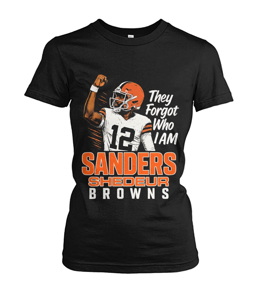 Shedeur Sanders 12 They Forgot Who I Am Shirt view 8
