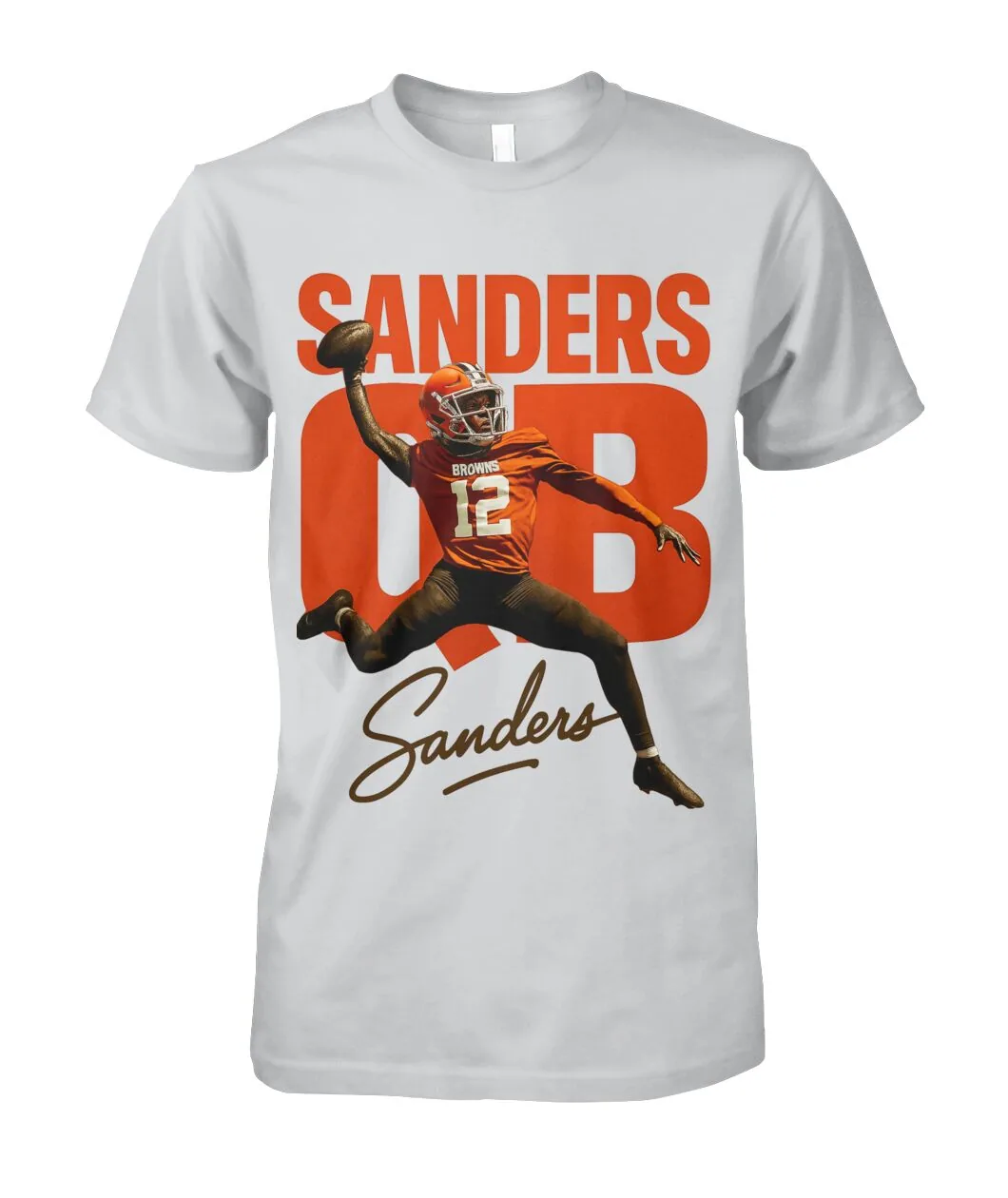 Sanders QB Signature White Crewneck view 4