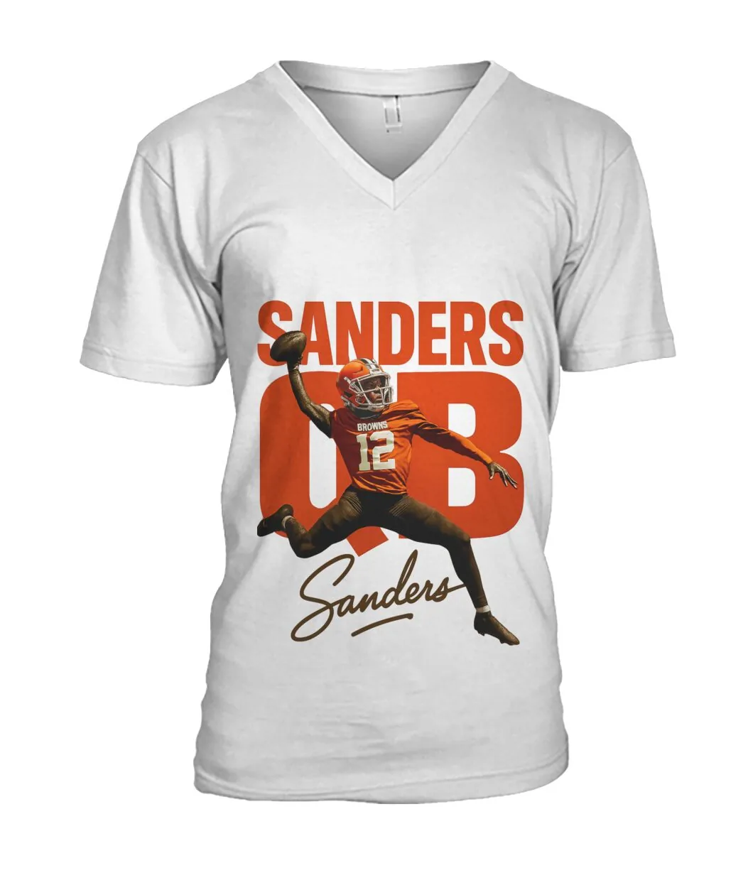 Sanders QB Signature White Crewneck view 5