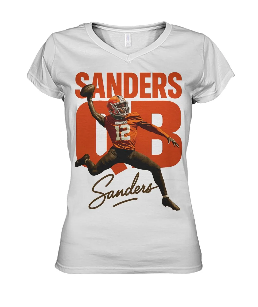 Sanders QB Signature White Crewneck view 9