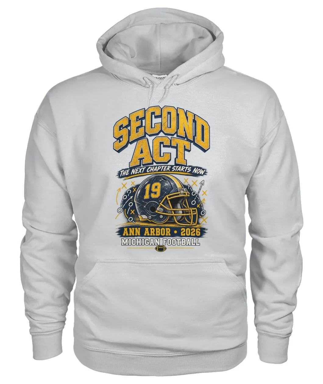 Second Act QB19 Vintage Football Tee view 5