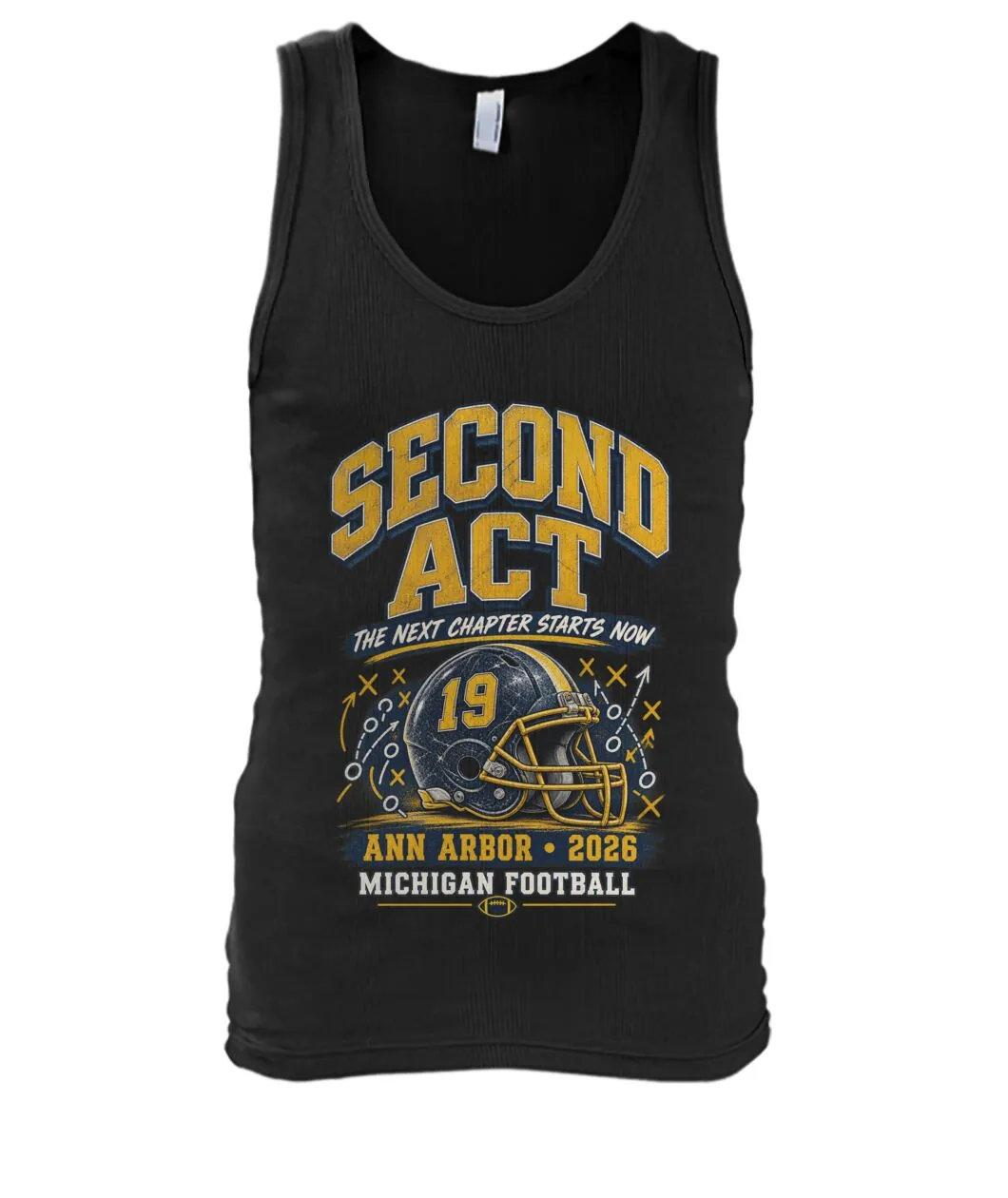 Second Act QB19 Vintage Football Tee view 6