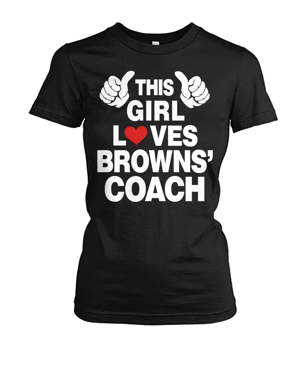 This Girl Loves Browns' Coach Hoodie view 4