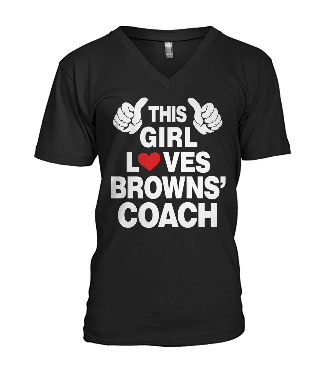 This Girl Loves Browns' Coach Hoodie view 7
