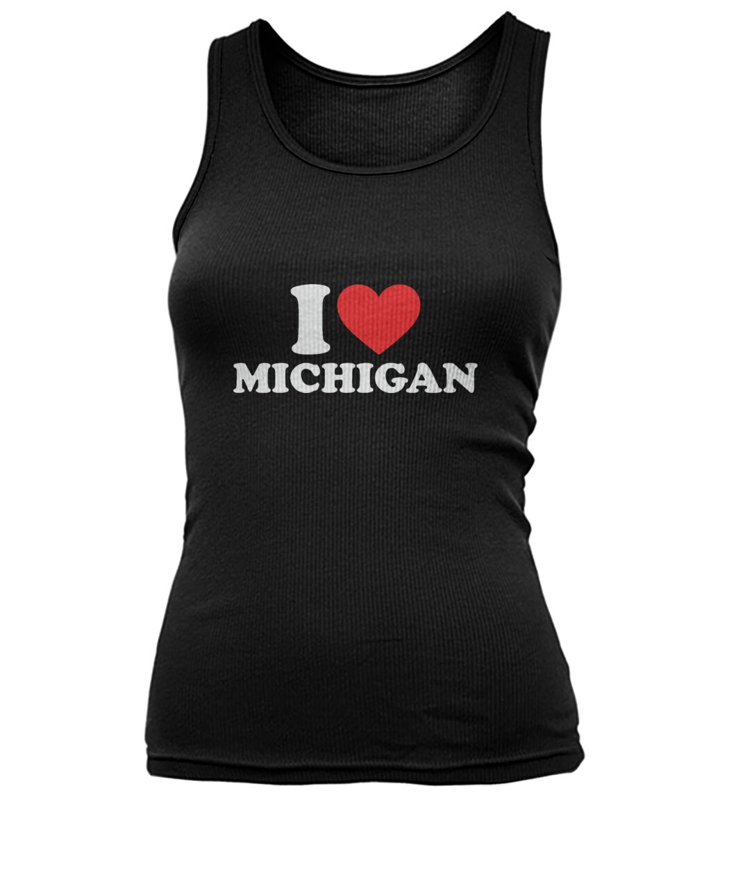 I Love Michigan Heart Shirt view 4