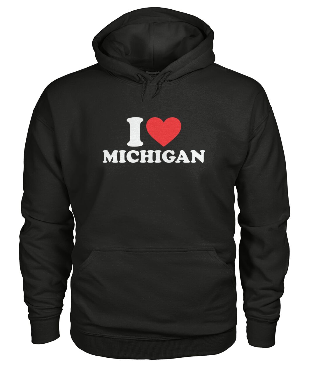 I Love Michigan Heart Shirt view 6