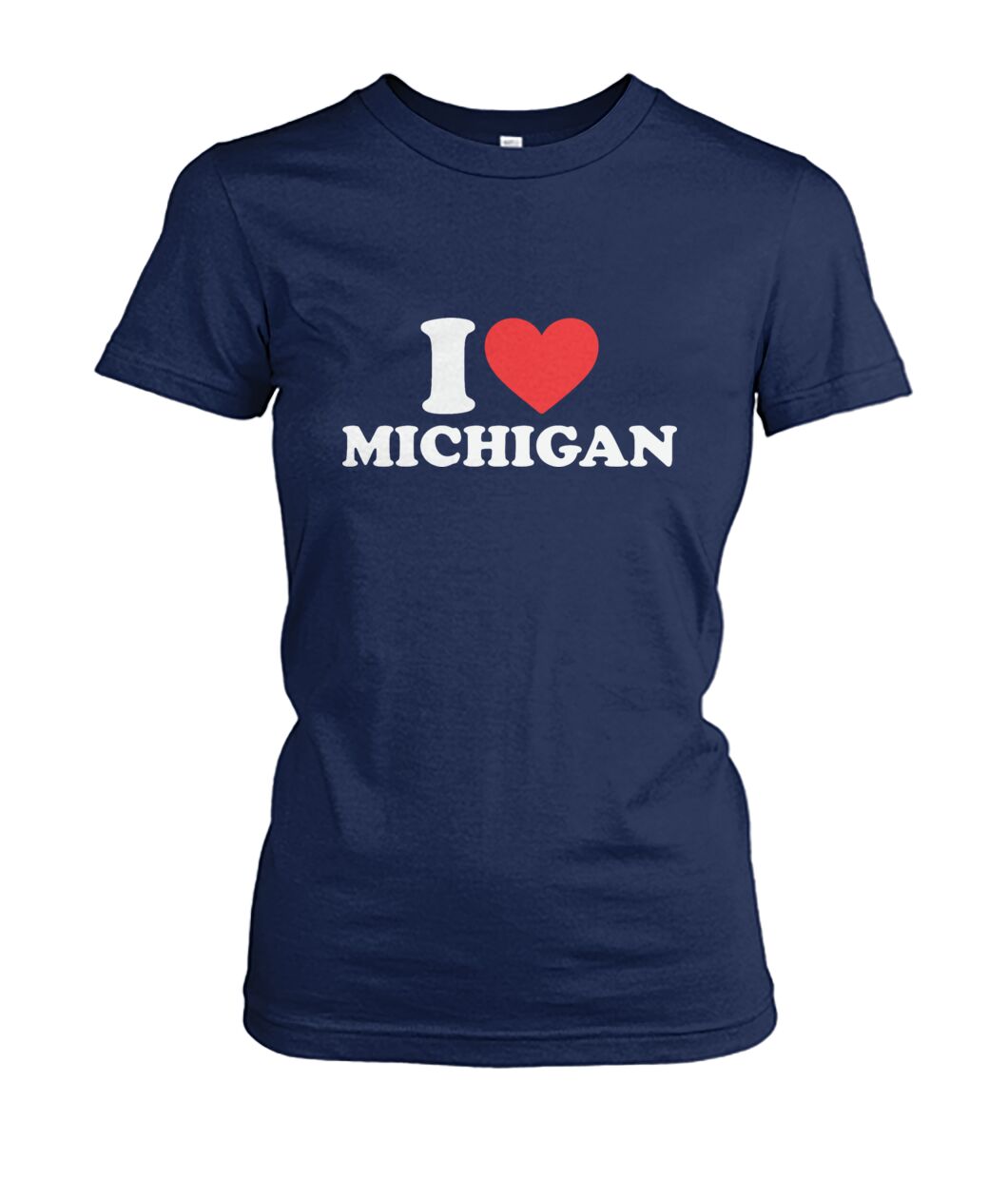 I Love Michigan Heart Shirt - I (heart) MICHIGAN
