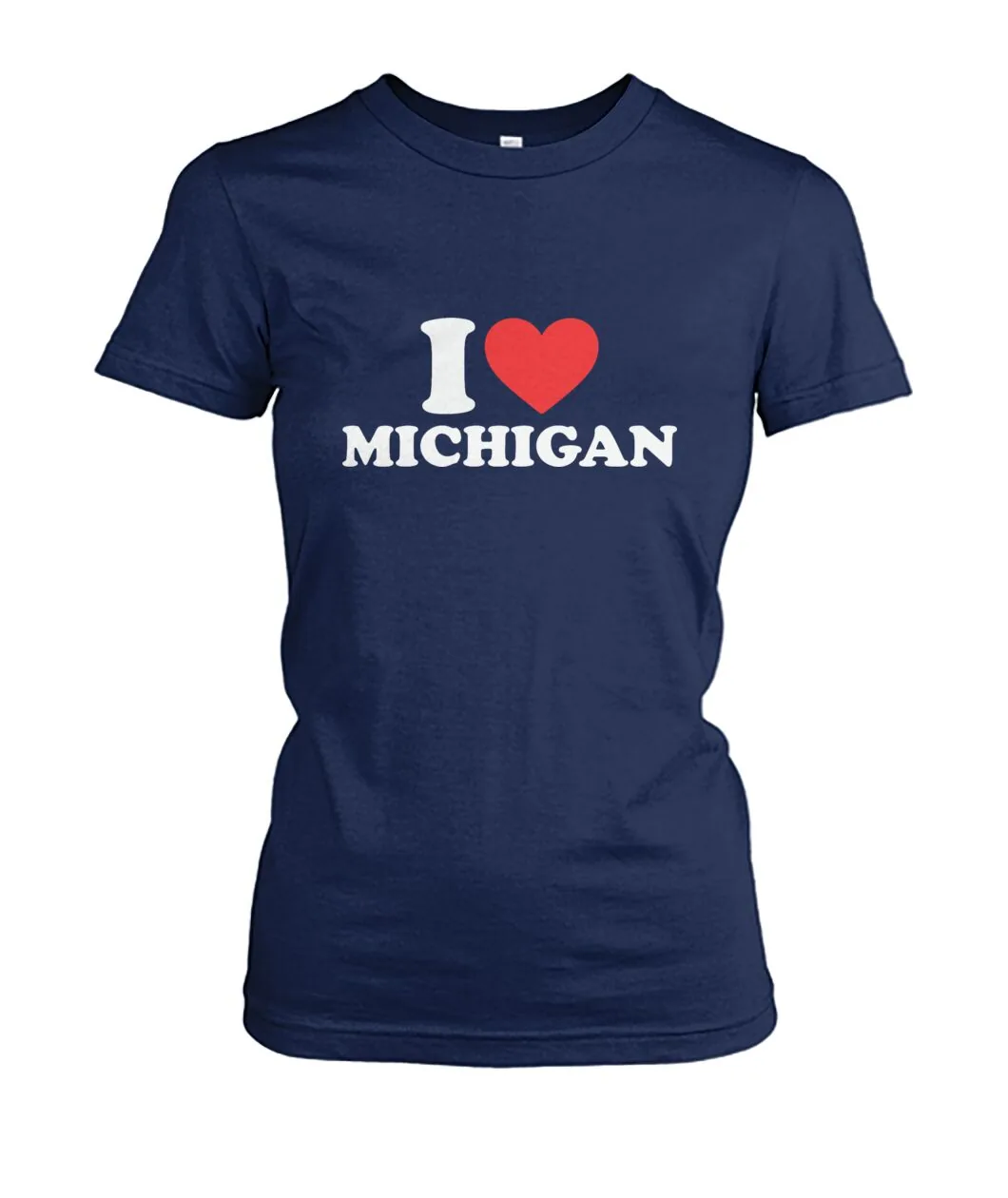 I Love Michigan Heart Shirt - I (heart) MICHIGAN