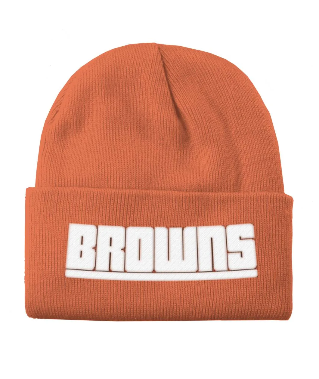 Browns Orange Winter Beanie - BROWNS knit beanie