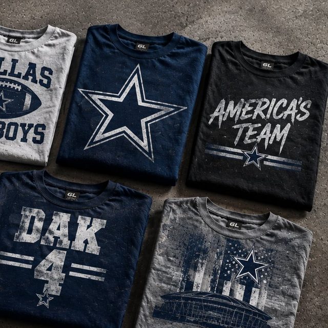 Dallas fan gear - hoodie, beanie and helmet in team colours
